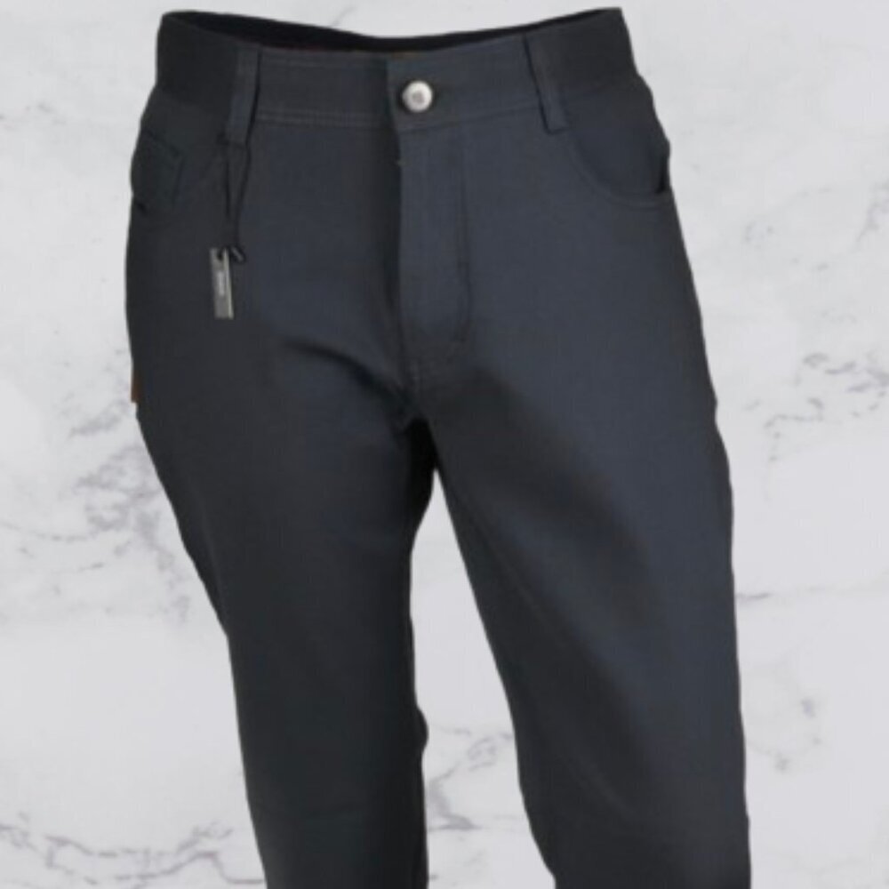 Enzo Albert-3 Charcoal Denim Jeans Size 30